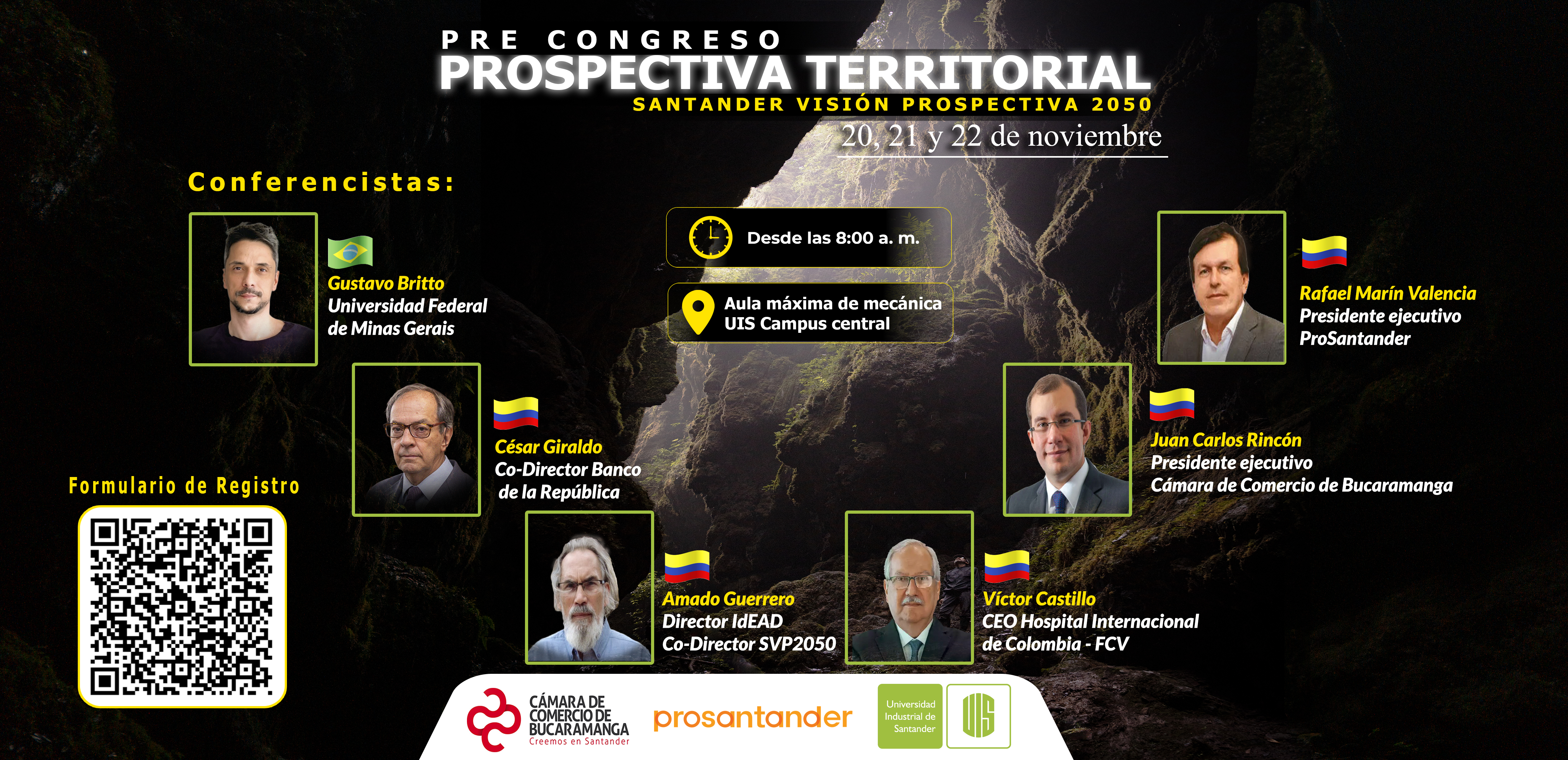 La UIS abre sus puertas al Precongreso Prospectiva Territorial: un encuentro para imaginar y planear el futuro de Santander