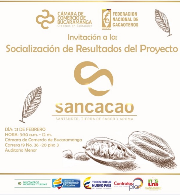 Proyecto SANCACAO mostrará sus resultados