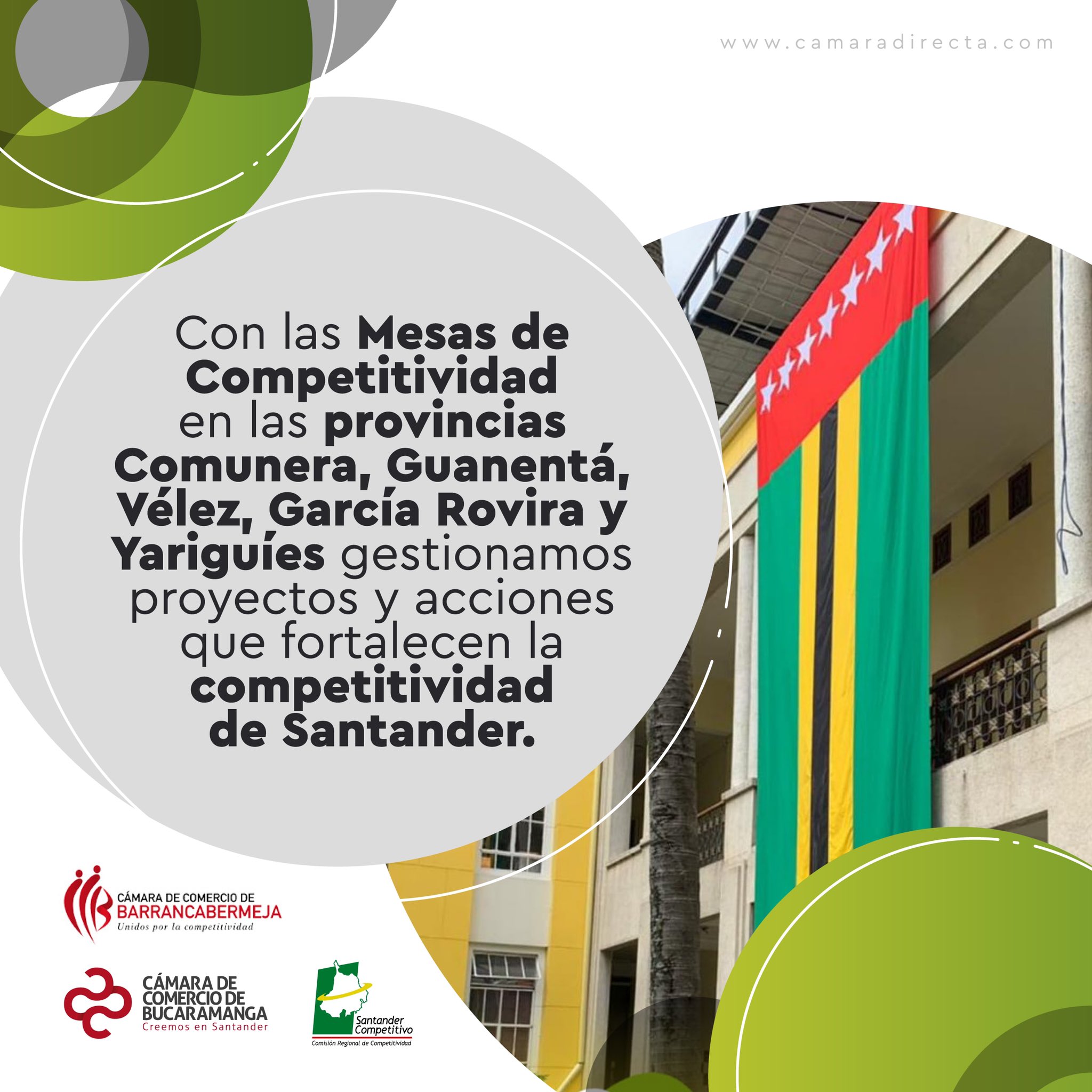 La Cámara de Comercio de Bucaramanga promueve la reactivación de las provincias con Mesas de Competitividad