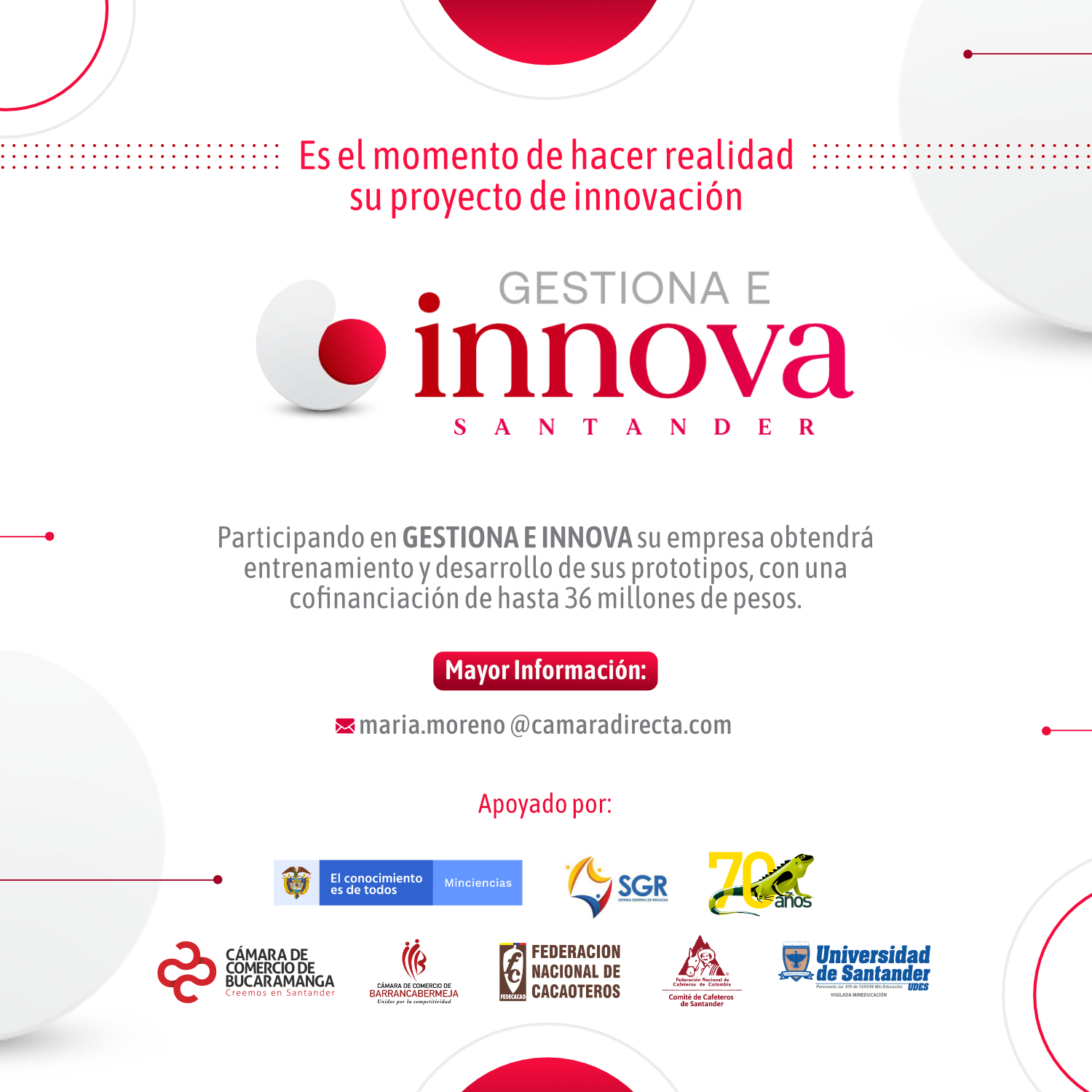 De la mano de Gestiona e Innova, los empresarios de Santander le apostarán a la innovación para ser más competitivos