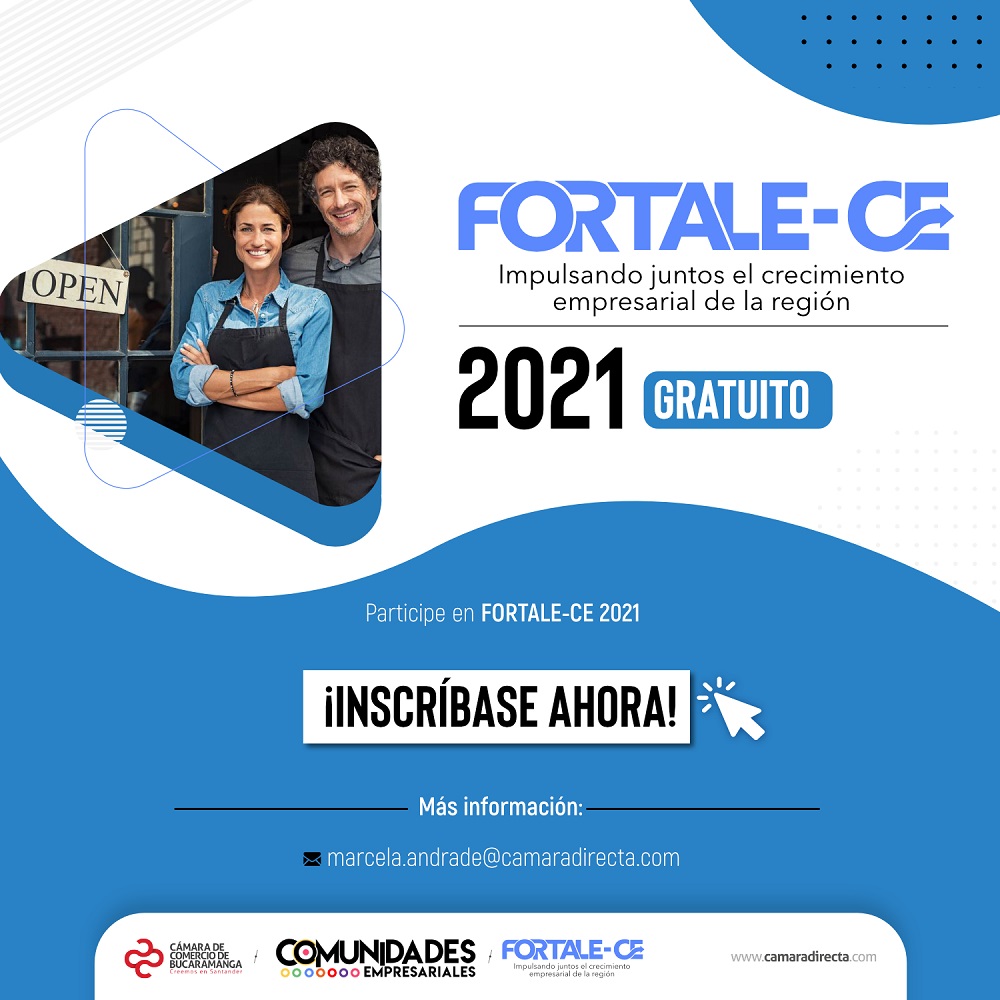 400 empresas santandereanas podrán mejorar su oferta de valor y posicionamiento comercial con el programa FORTALE-CE