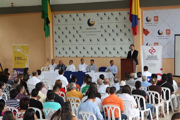 Primer Foro de Infraestructura mostró avances, costos y, resultados de proyectos en Santander Primer Foro de Infraestructura mostró avances, costos y, resultados de proyectos en Santander