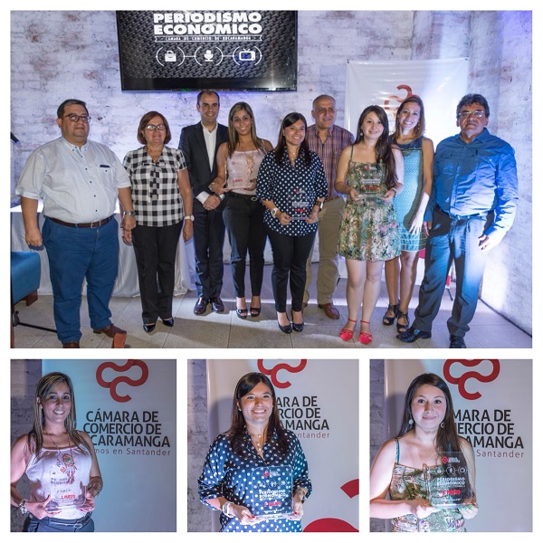 Se entregó el Premio departamental de Periodismo Económico de la Cámara de Comercio de Bucaramanga