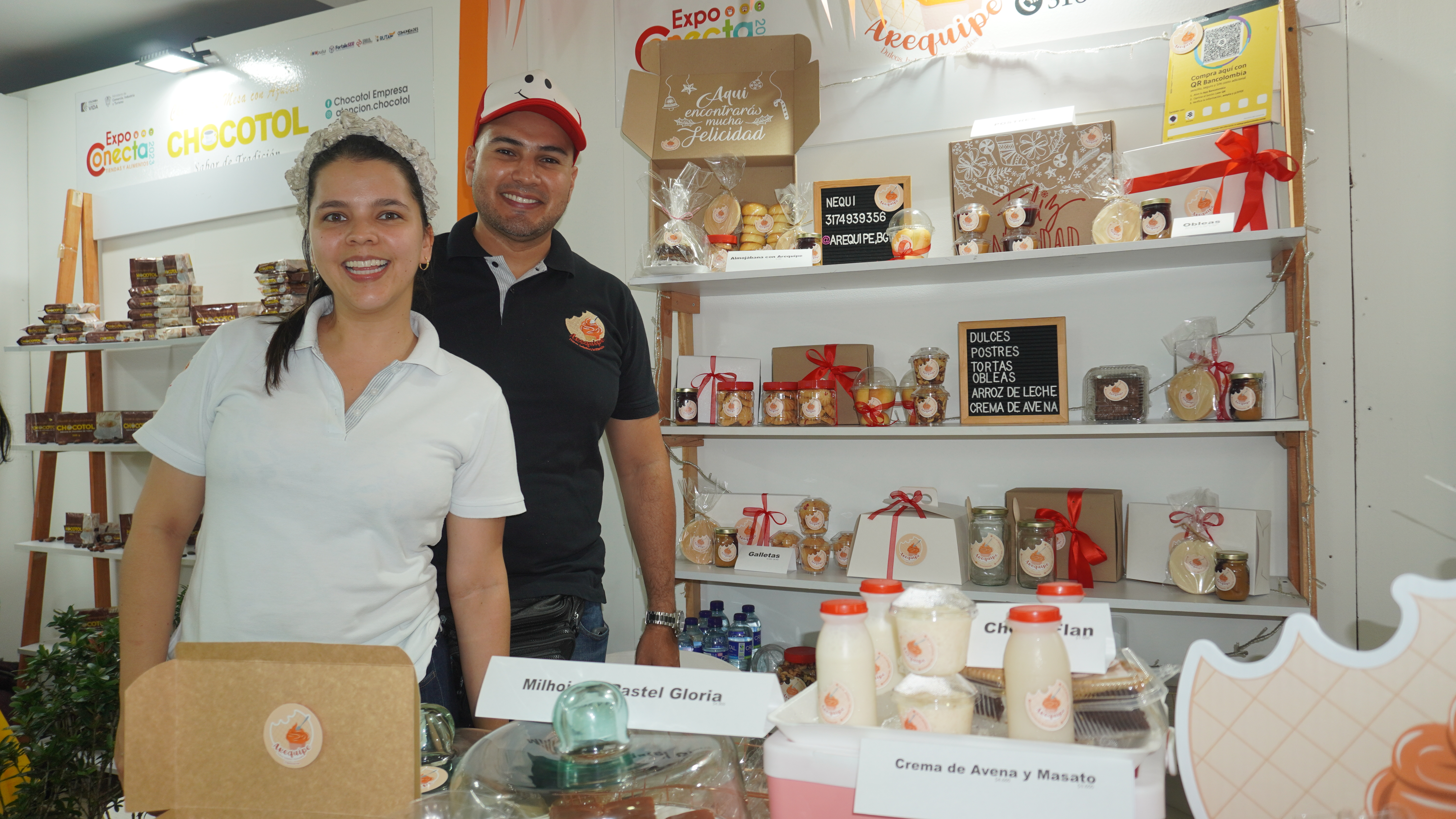 Más de 400 tenderos y empresarios del sector de alimentos participaron en Expo Conecta 2023, el evento para fortalecer la economía regional