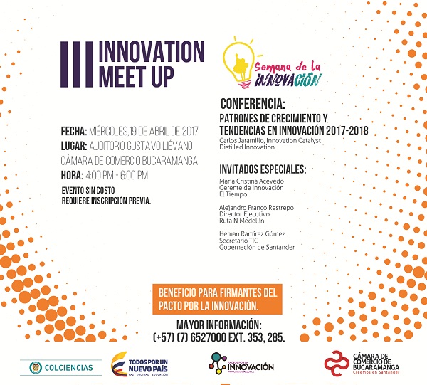 La Semana de la Innovación desarrollará mañana el "III Innovation Meet Up"