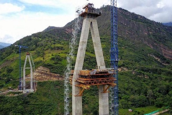 La construcción del Puente Hisgaura, avanza con normalidad en un 30% 