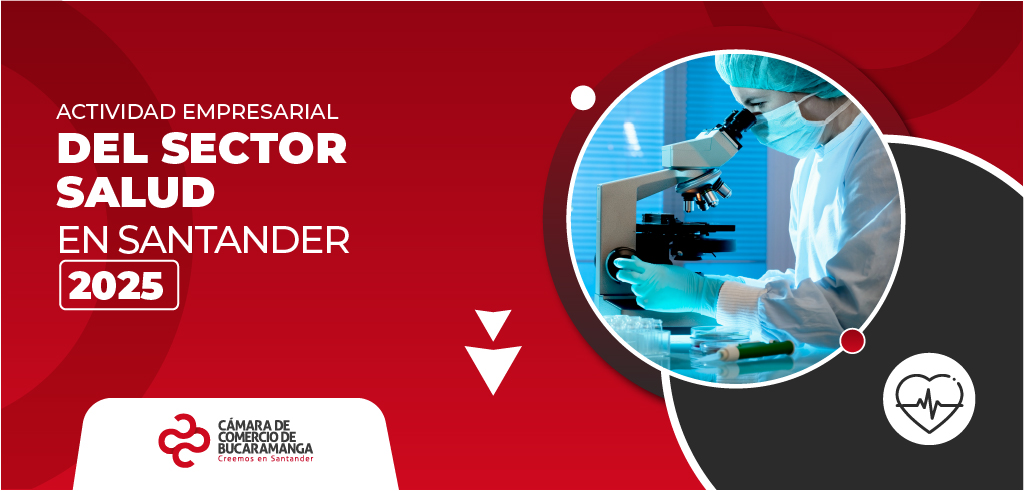 Actividad empresarial del sector SALUD en Santander 2025