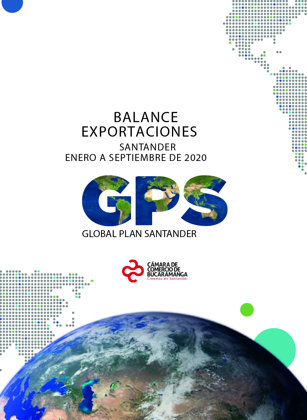 Balance Exportaciones de Santander 2020 - enero-septiembre