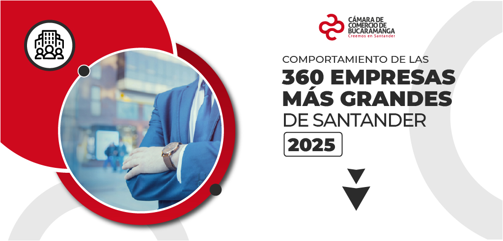 Comportamiento de las 360 empresas más grandes de Santander 2025*