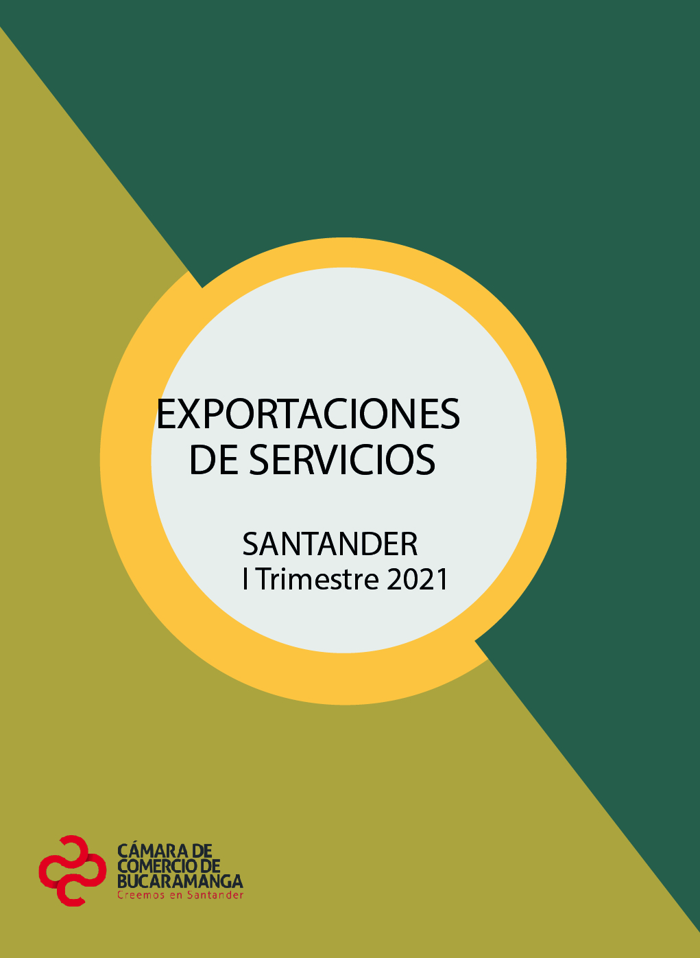 Exportaciones de Servicios en Santander 2021 - enero-marzo