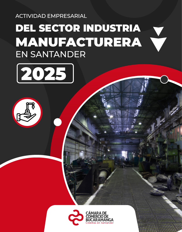 Actividad empresarial del sector INDUSTRIA MANUFACTURERA en Santander 2025