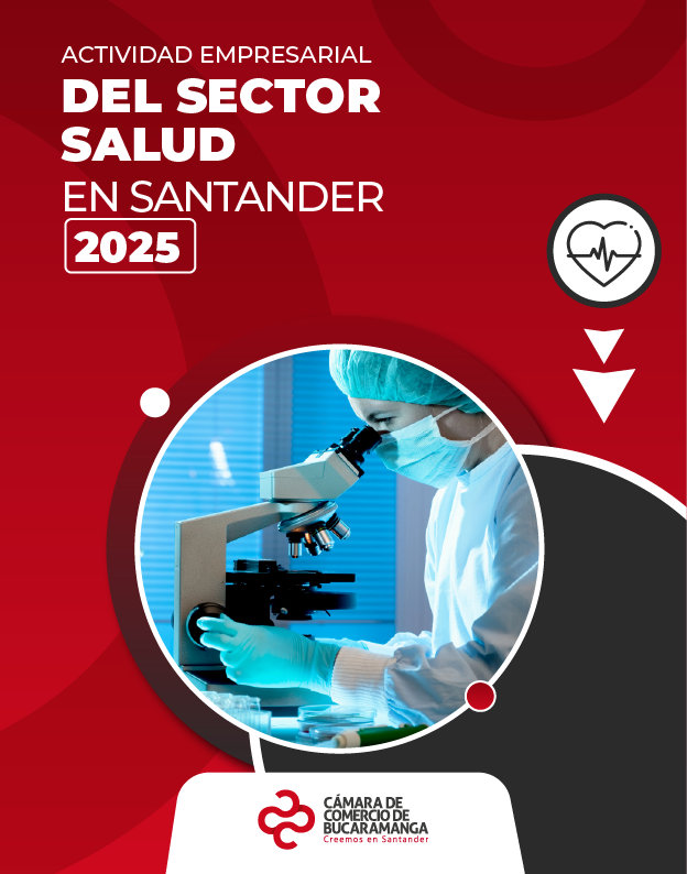 Actividad empresarial del sector SALUD en Santander 2025