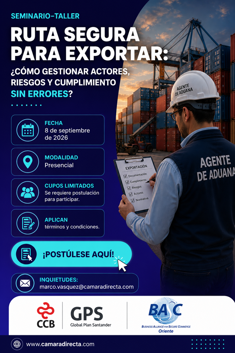 SEMINARIO - TALLER RUTA SEGURA PARA EXPORTAR