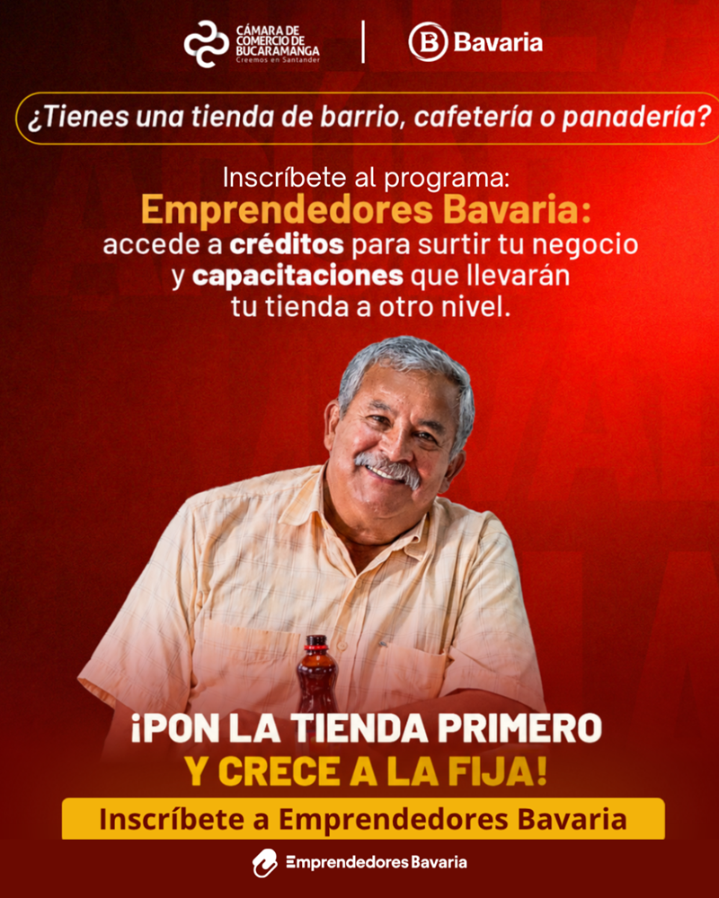CONVOCATORIA EMPRENDEDORES BAVARIA - TRANSFORMA TU NEGOCIO
