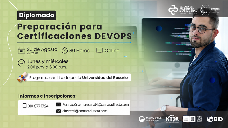  DIPLOMADO PREPARACI&Oacute;N PARA CERTIFICACIONES DEVOPS