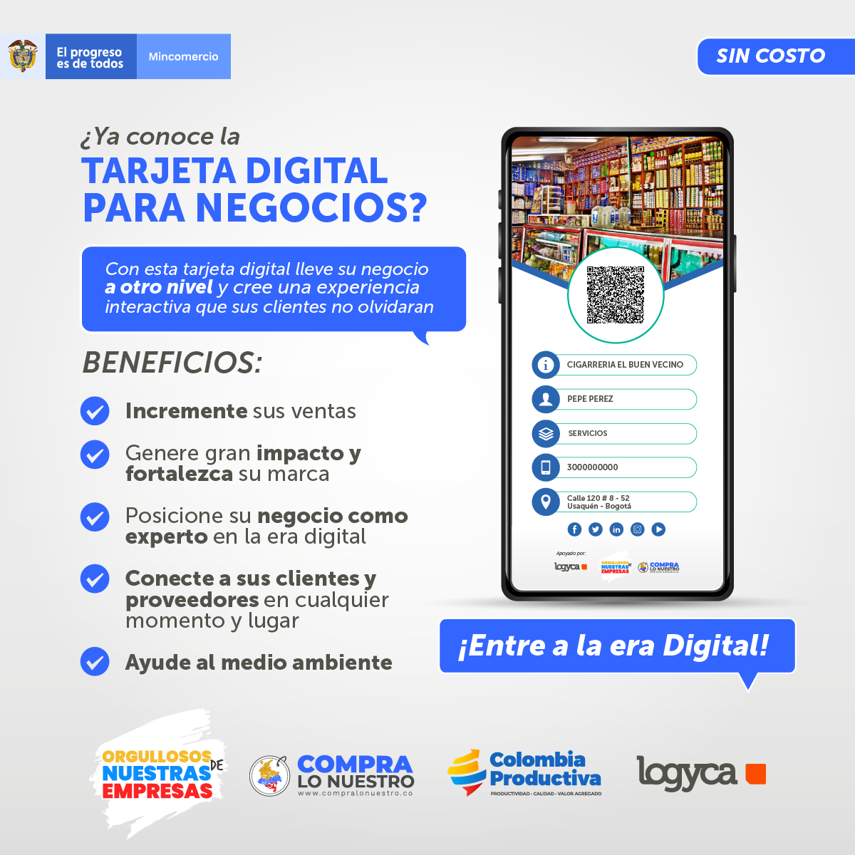 TARJETA DIGITAL PARA NEGOCIOS