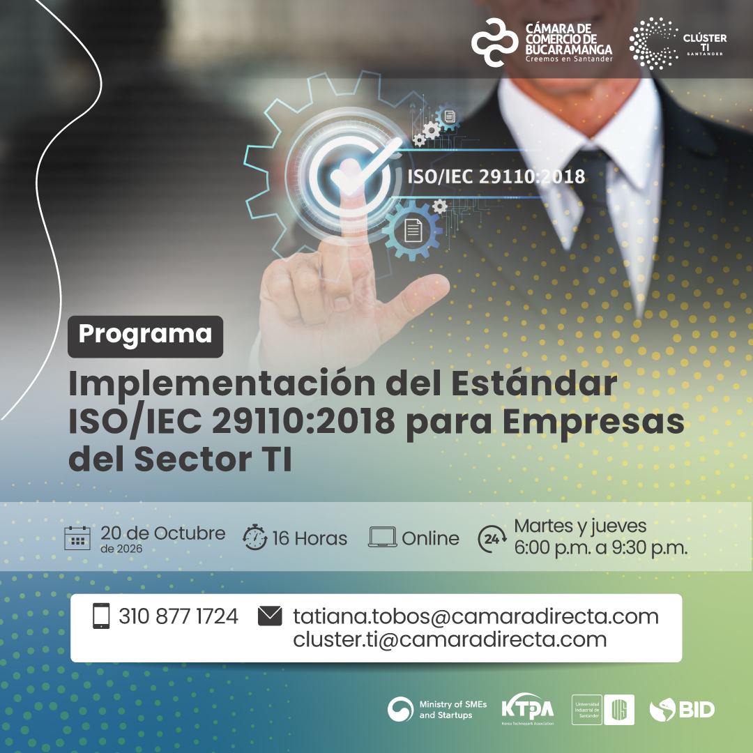 PROGRAMA IMPLEMENTACI&Oacute;N DEL EST&Aacute;NDAR ISO/IEC 29110:2018 PARA EMPRESAS DEL SECTOR TI  