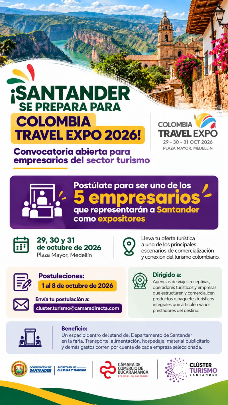 Convocatoria Colombia Travel Expo 2026