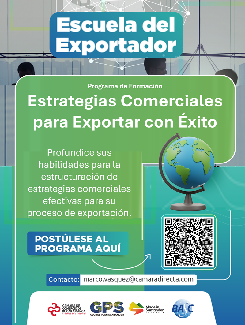 PROGRAMA DE FORMACIÓN EN ESTRATEGIAS COMERCIALES PARA EXPORTAR CON ÉXITO