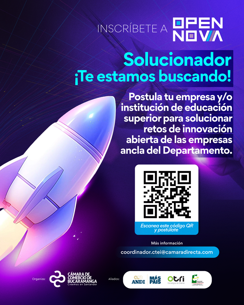 CONVOCATORIA PARA SOLUCIONADORES DE INNOVACIÓN ABIERTA