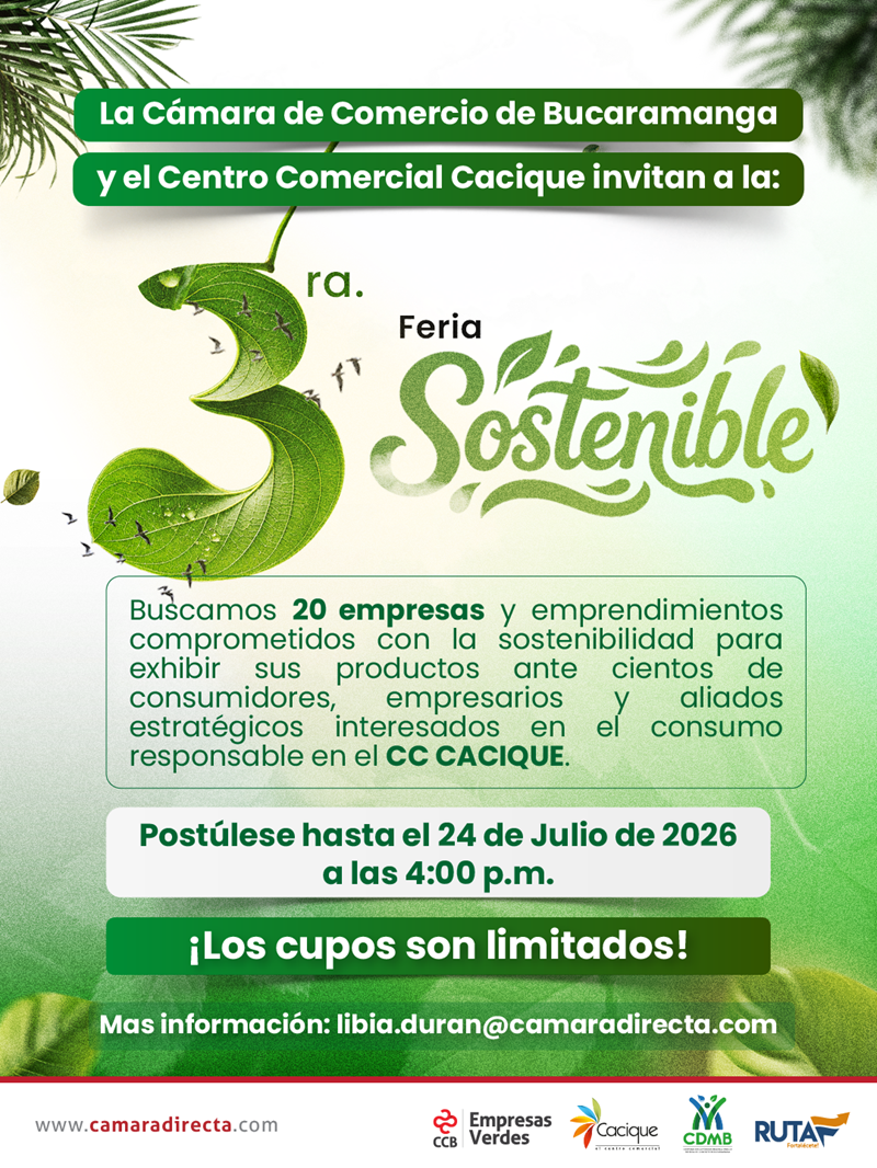 CONVOCATORIA 3ERA FERIA SOSTENIBLE 2026