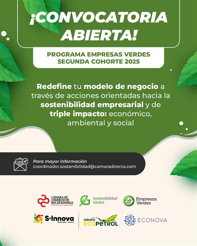 PROGRAMA EMPRESAS VERDES SEGUNDA COHORTE 2025