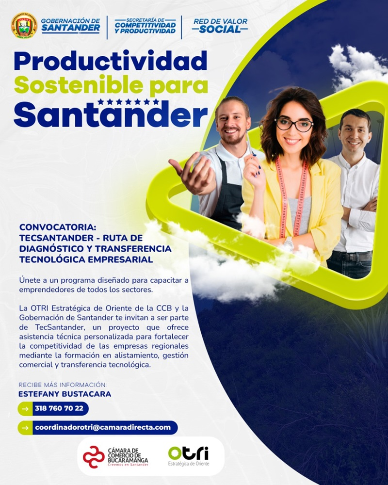 PROYECTO TECSANTANDER - RUTA DE DIAGNÓSTICO Y TRANSFERENCIA TECNOLÓGICA EMPRESARIAL