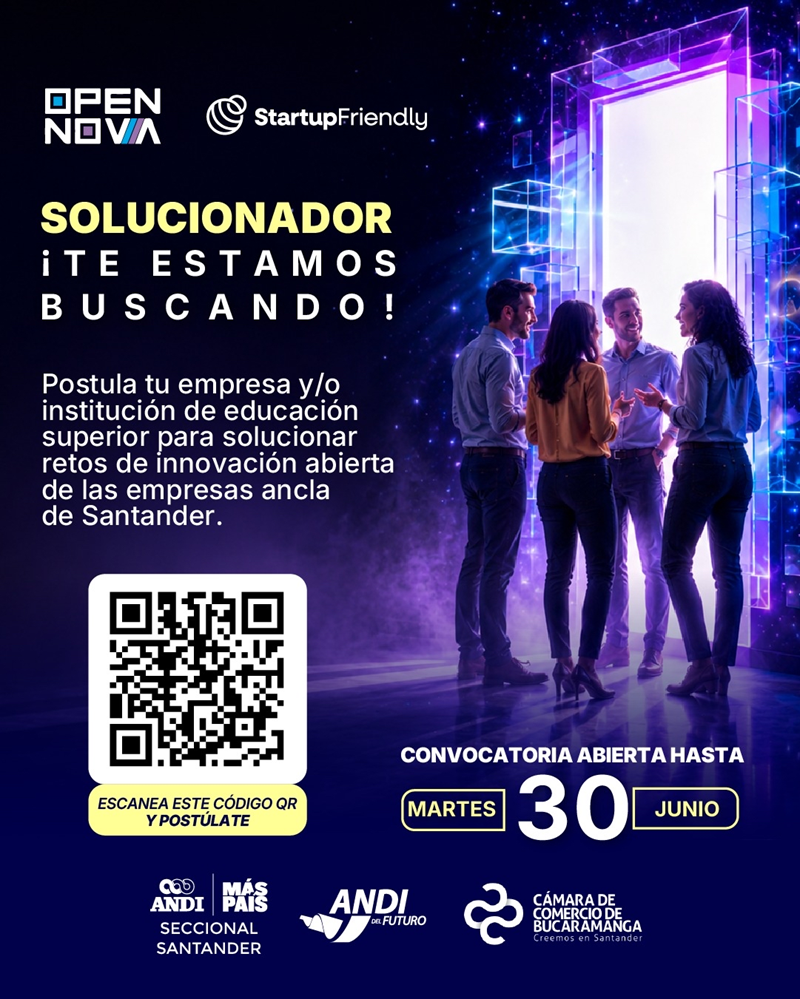 CONVOCATORIA SOLUCIONADORES DE INNOVACI&Oacute;N ABIERTA