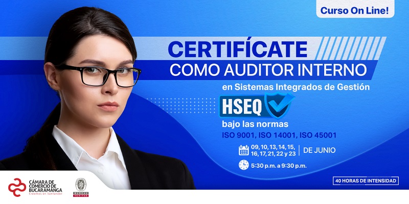 CURSO ON LINE CERTIF&Iacute;CATE COMO AUDITOR INTERNO