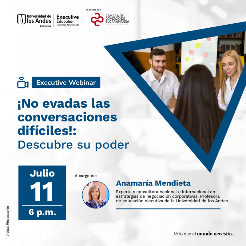 EXECUTIVE WEBINAR: ¡NO EVADAS LAS CONVERSACIONES DIFÍCILES!
