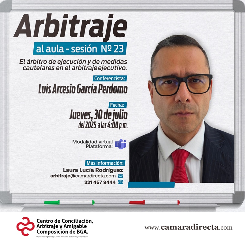ARBITRAJE AL AULA NO. 23