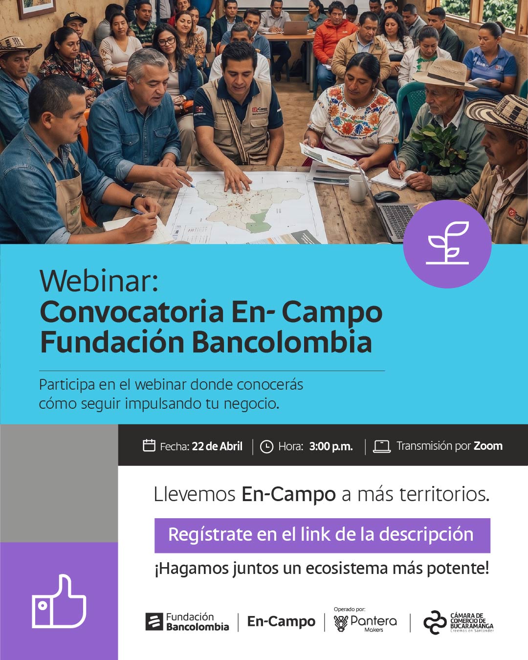 "WEBINAR CONVOCATORIA EN- CAMPO" 
