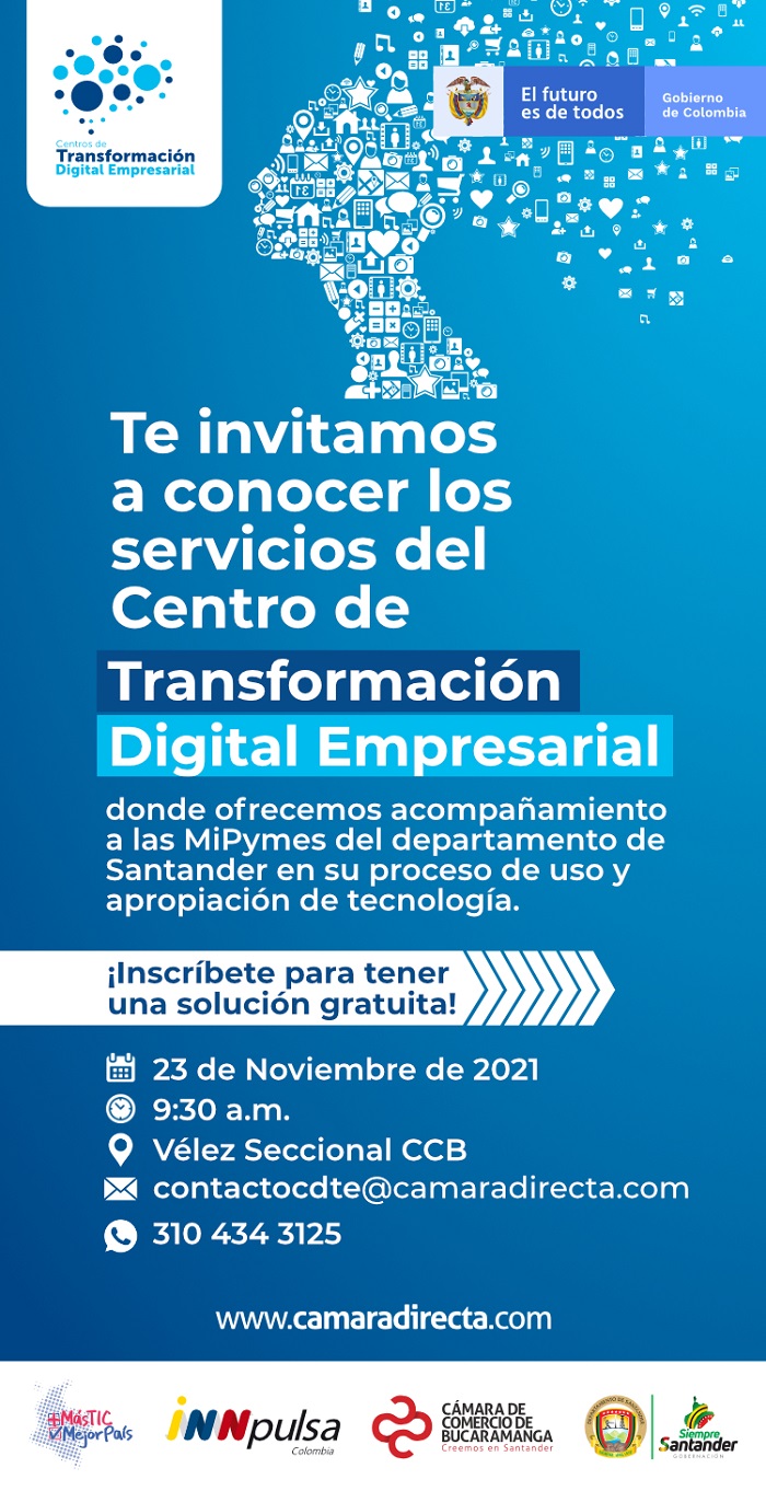 CENTROS DE TRANSFORMACIÓN DIGITAL EMPRESARIAL - VÉLEZ