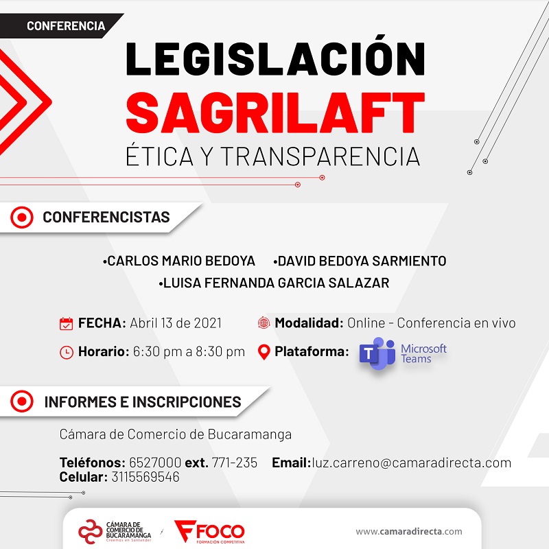 LEGISLACIÓN SAGRILAFT ETICA Y TRANSPARENCIA