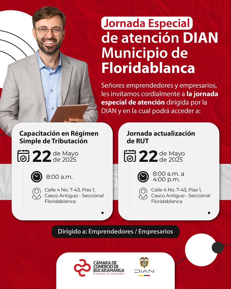 JORNADA ESPECIAL DE ATENCIÓN DIAN- MUNICIPIO DE FLORIDABLANCA
