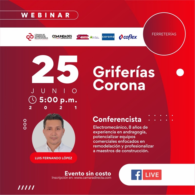 WEBINAR GRIFERÍAS CORONA