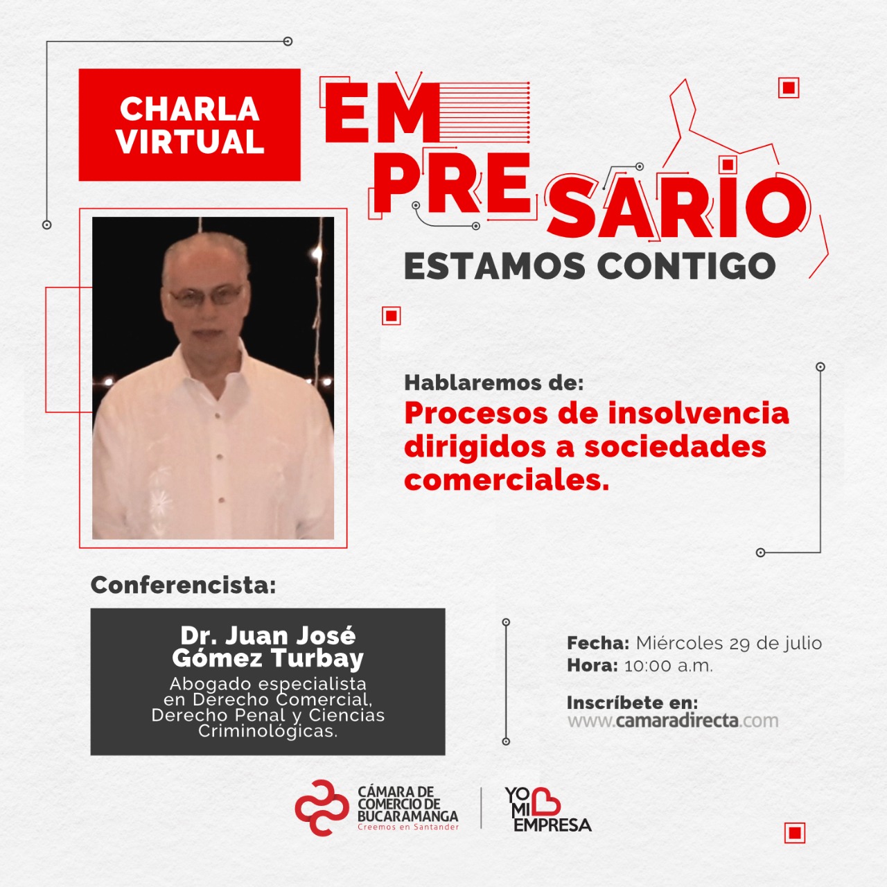 CHARLA VIRTUAL - PROCESOS DE INSOLVENCIA DIRIGIDOS A SOCIEDADES COMERCIALES