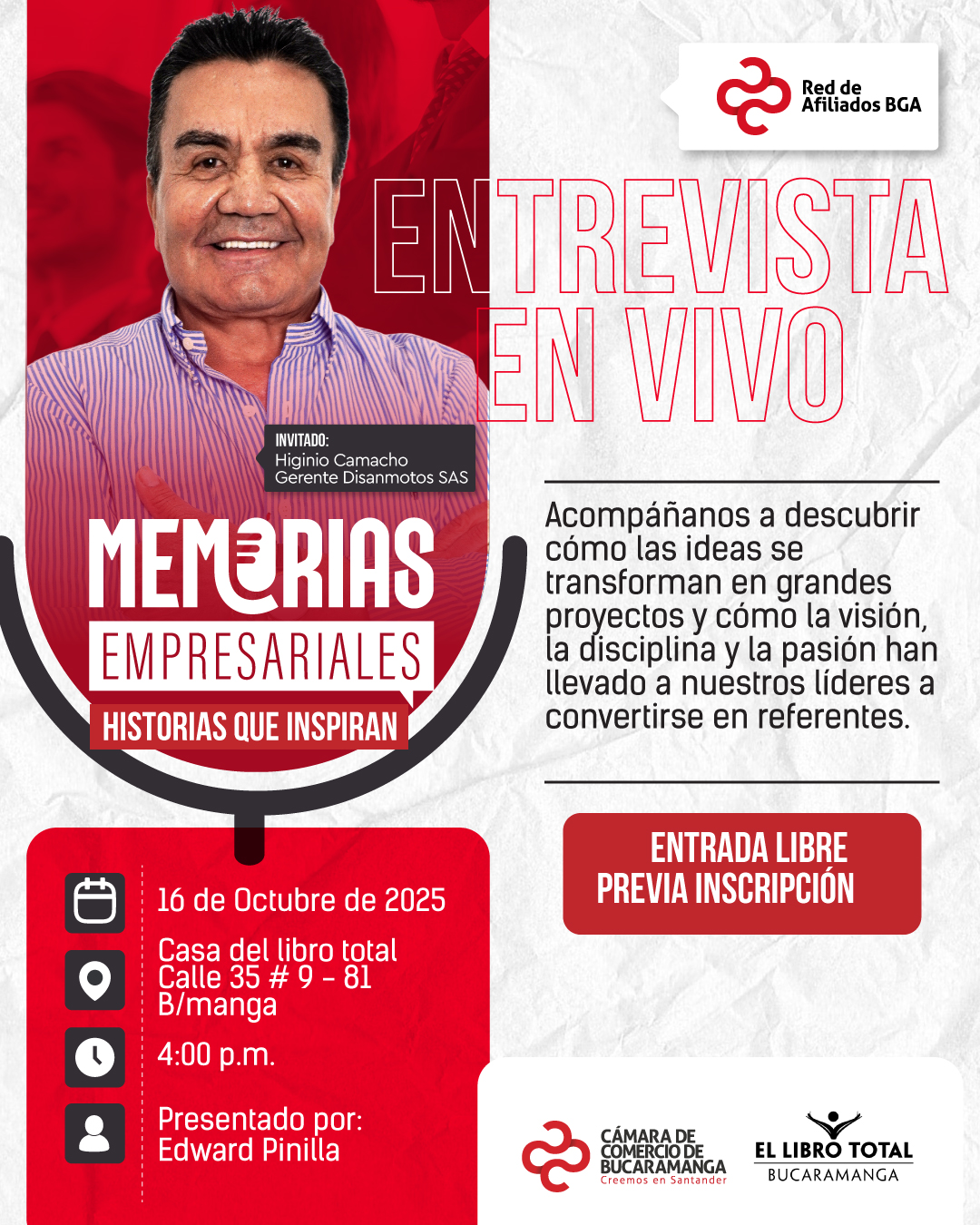 MEMORIAS EMPRESARIALES - HISTORIAS QUE INSPIRAN
