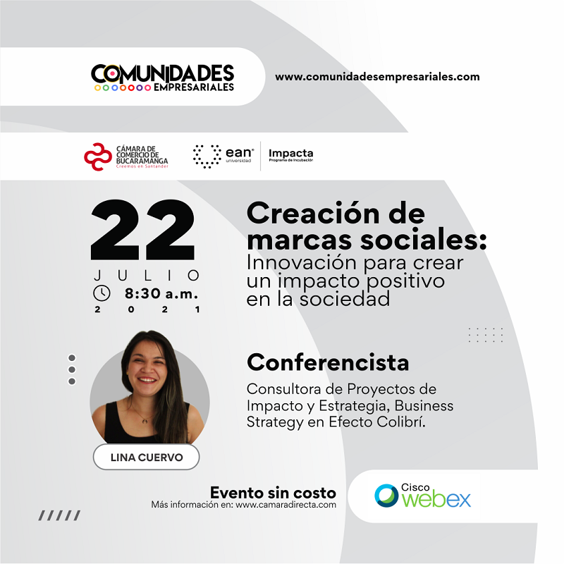 WEBINAR CREACIÓN DE MARCAS SOCIALES