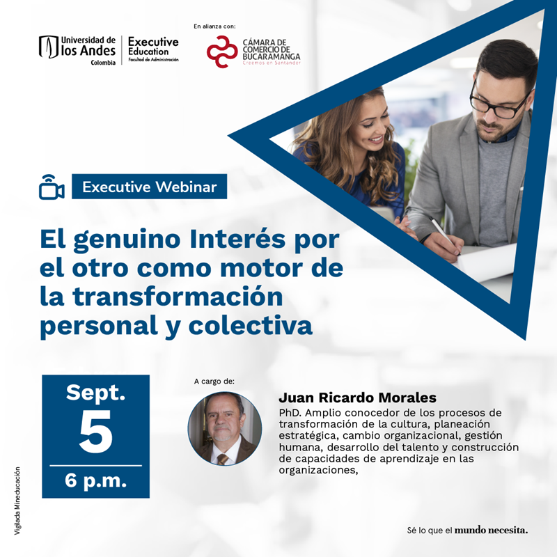 WEBINAR EL GENUINO INTERÉS POR EL OTRO COMO MOTOR DE LA TRANSFORMACIÓN PERSONAL Y COLECTIVA