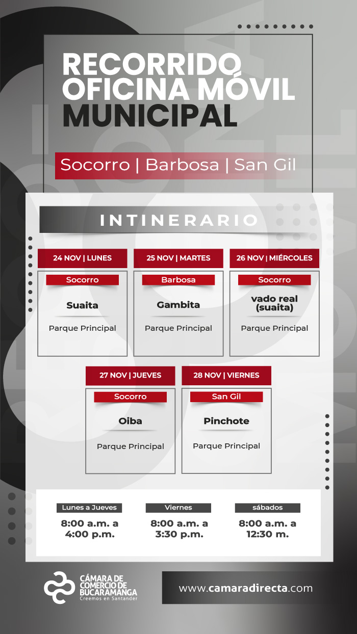 RECORRIDO OFICINA MÓVIL MUNICIPAL 2025