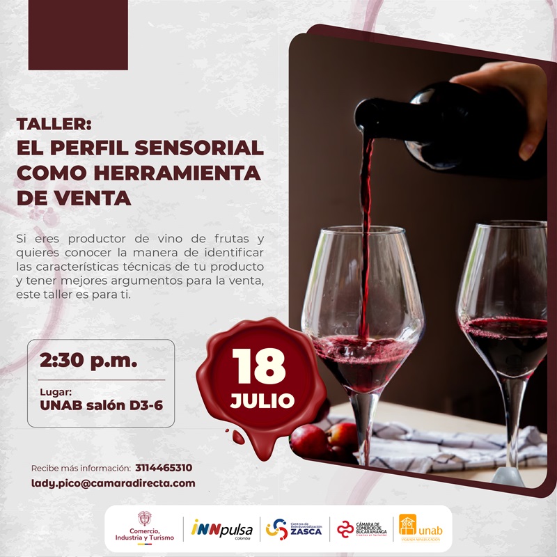 TALLER EL PERFIL SENSORIAL COMO HERRAMIENTA DE VENTA