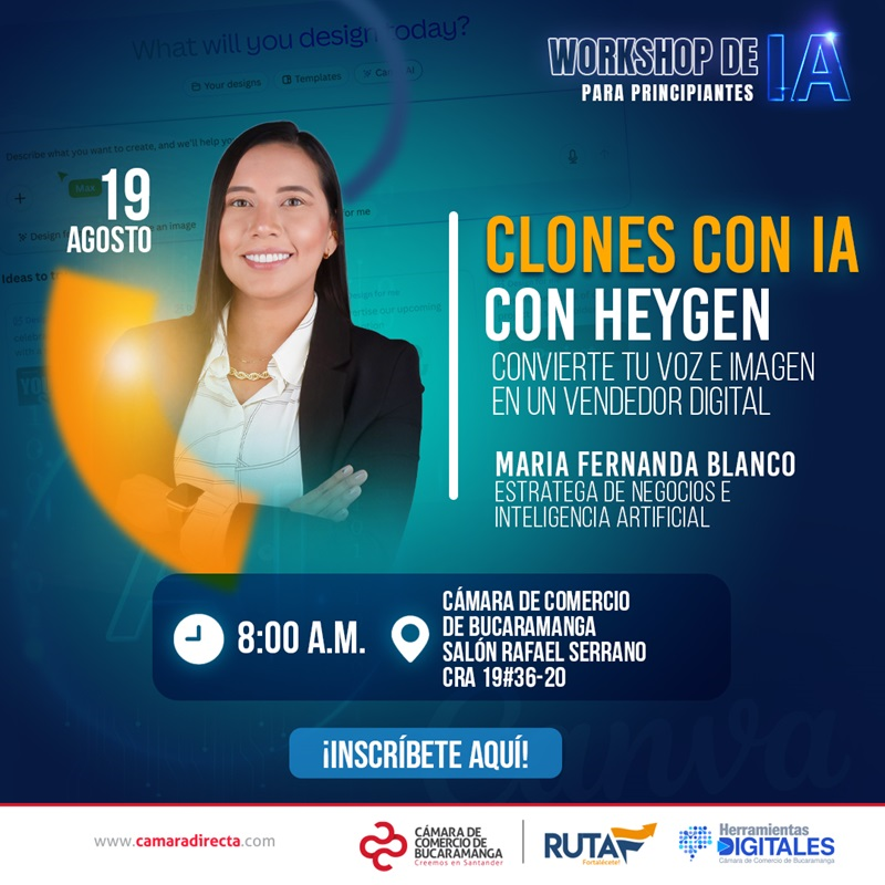 WORKSHOP DE IA PARA PRINCIPIANTES - CLONES CON IA CON HEYGEN