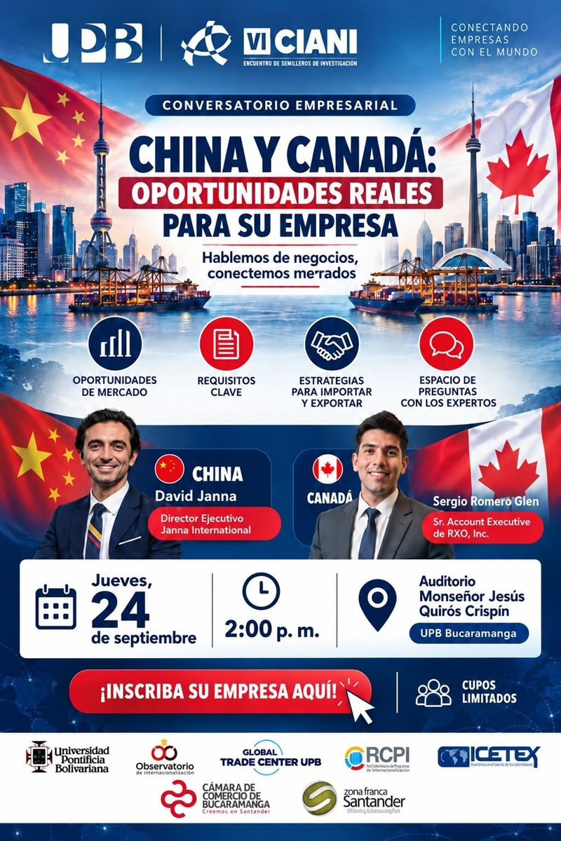 CHINA Y CANAD&Aacute; - OPORTUNIDADES REALES PARA SU EMPRESA