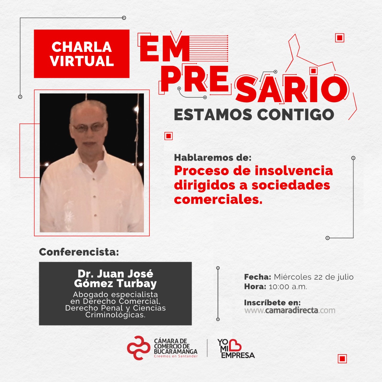 CHARLA VIRTUAL - PROCESOS DE INSOLVENCIA DIRIGIDOS A SOCIEDADES COMERCIALES