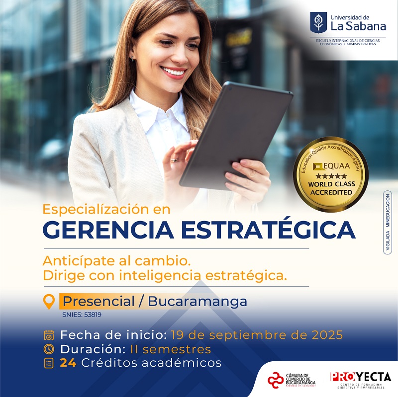 ESPECIALIZACIÓN EN GERENCIA ESTRATÉGICA - UNIVERSIDAD DE LA SABANA