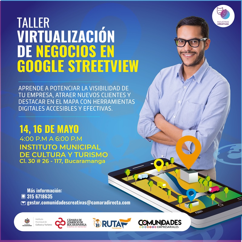 TALLER VIRTUALIZACIÓN DE NEGOCIOS EN GOOGLE STREET VIEW 