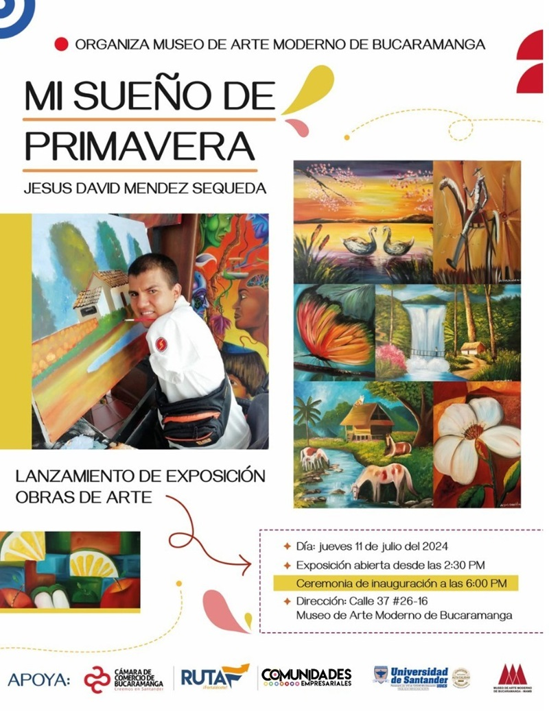 LANZAMIENTO DE EXPOSICIÓN OBRAS DE ARTE - MI SUEÑO DE PRIMAVERA