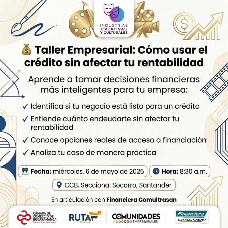 TALLER C&Oacute;MO USAR EL CR&Eacute;DITO SIN AFECTAR TU RENTABILIDAD