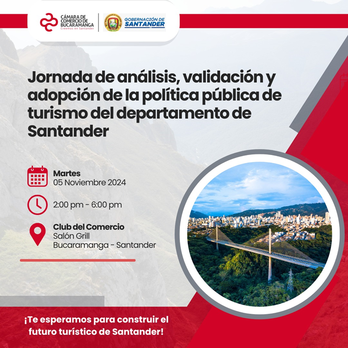 JORNADA DE ANÁLISIS, VALIDACIÓN Y ADOPCIÓN DE LA POLÍTICA PÚBLICA DE TURISMO DEL DPTO STDER 5 NOV